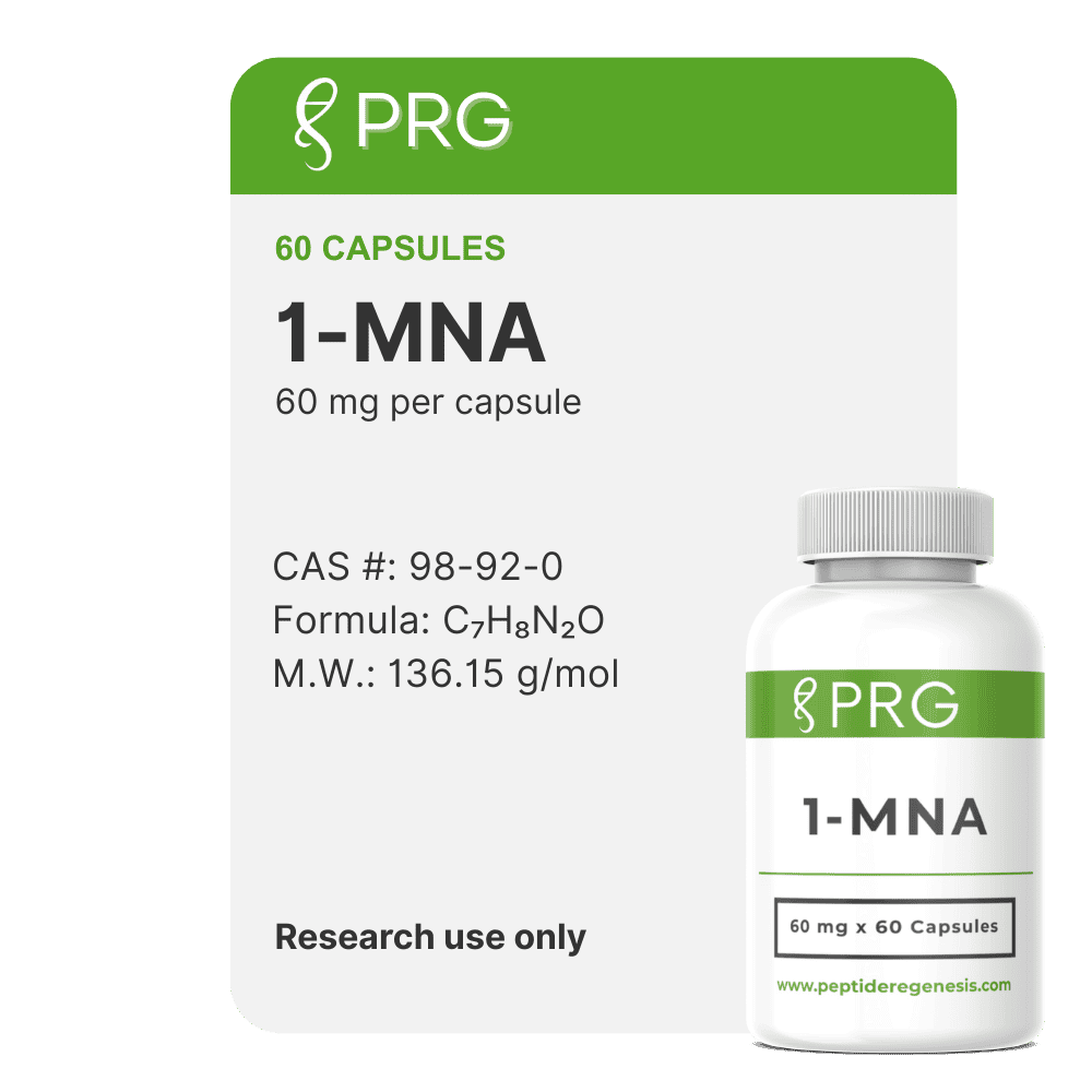1-MNA (1-Methylnicotinamide) 60mg – Research Compound