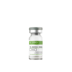 Vial labeled 5-amino-1mq with PRG branding on a white background