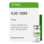 CJC-1295 10mg research peptide on a white background