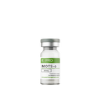 Vial labeled 'MOTS-c' with 'PRG' on a white background