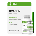 Ovagen labeled supplimentson a white background