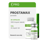 PROSTAMAX packaging with PRG branding on a white background