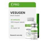 VESUGEN packaging with PRG branding on a white background