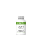 White supplement bottle labeled 'PRG VILON' on a white background