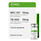 BPC-157 and TB-500 blend on a white background
